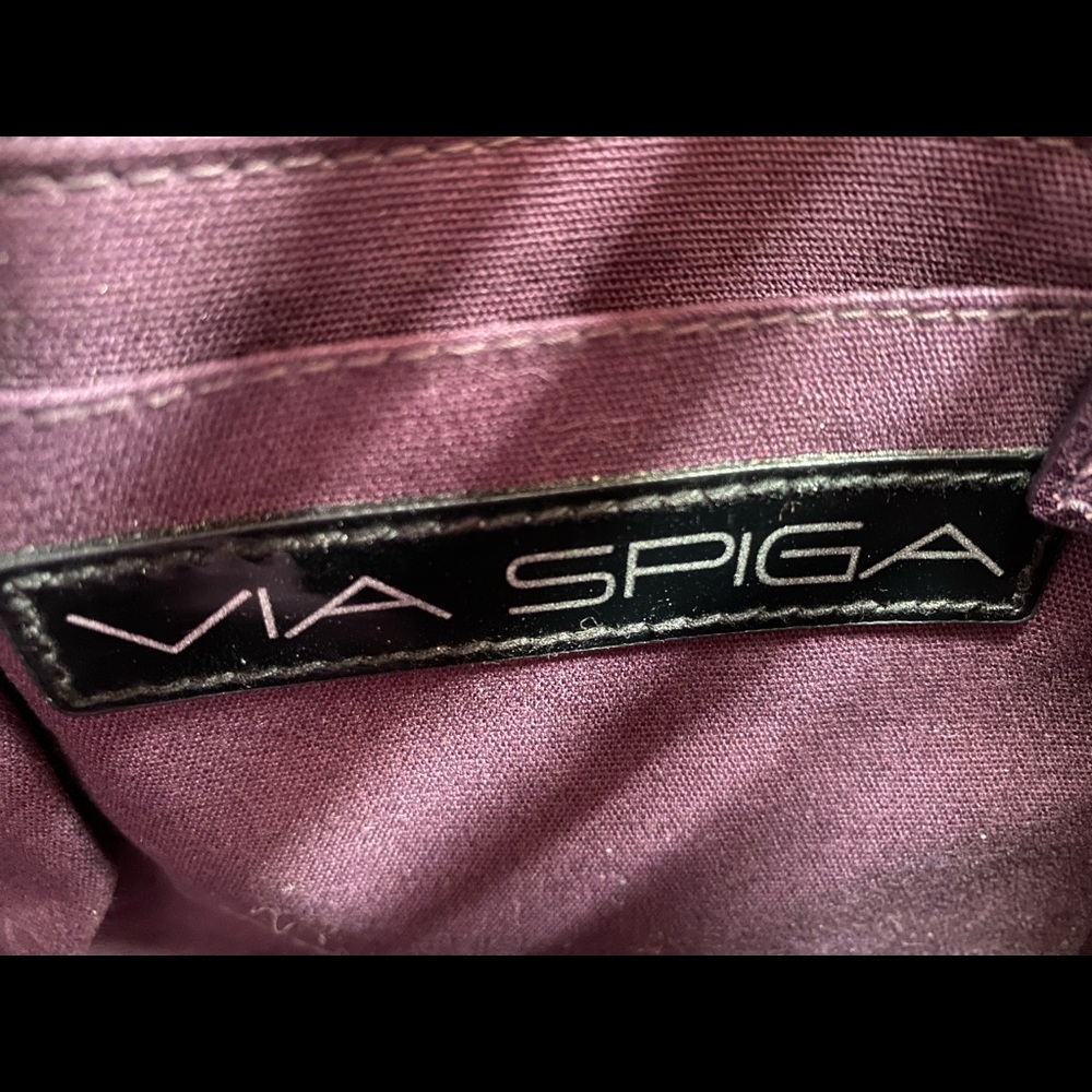 Deep purple purse